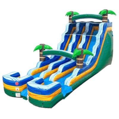 20' Sunset Splash Double Lane Waterslide